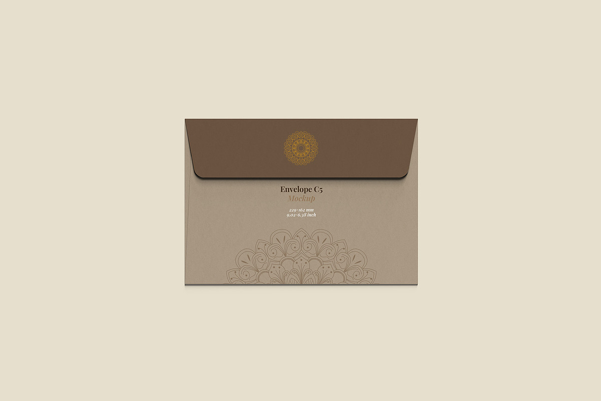 Envelope C5 Mockup - 12 Views, a Packaging Mockup by Illusiongraphic (Photo 8 of 26)