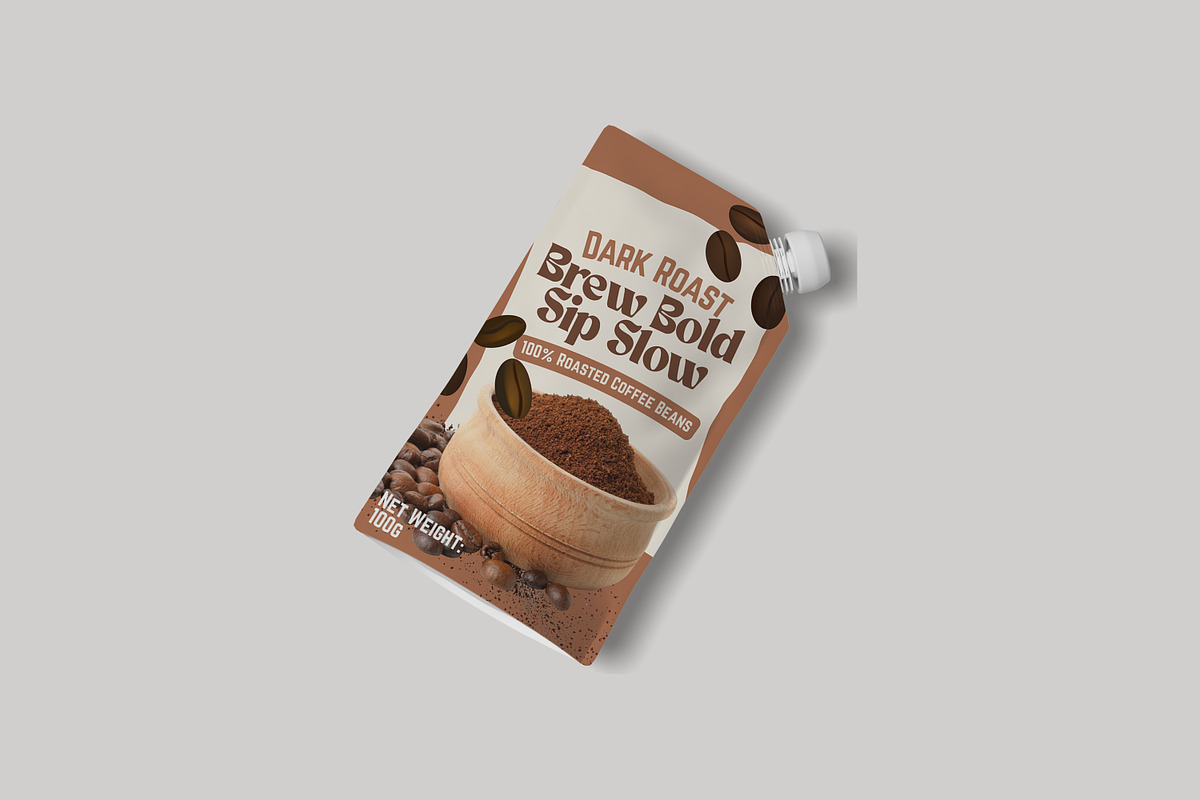 Spout Pouch Mockup, a Merchandise Mockup by ulfatunnazira (Photo 2 of 6)