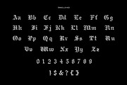 Gothicplate, a Blackletter Font by Loudoun Design Co. (Thumbnail 4 of 9)