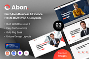 Abon - Business Finance HTML, a HTML Template by AliThemes (Thumbnail 1 of 2)