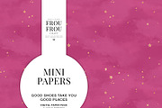 Pink White Rose Gold Mini Papers, a Pattern Graphic by Frou Fou Craft (Thumbnail 4 of 7)