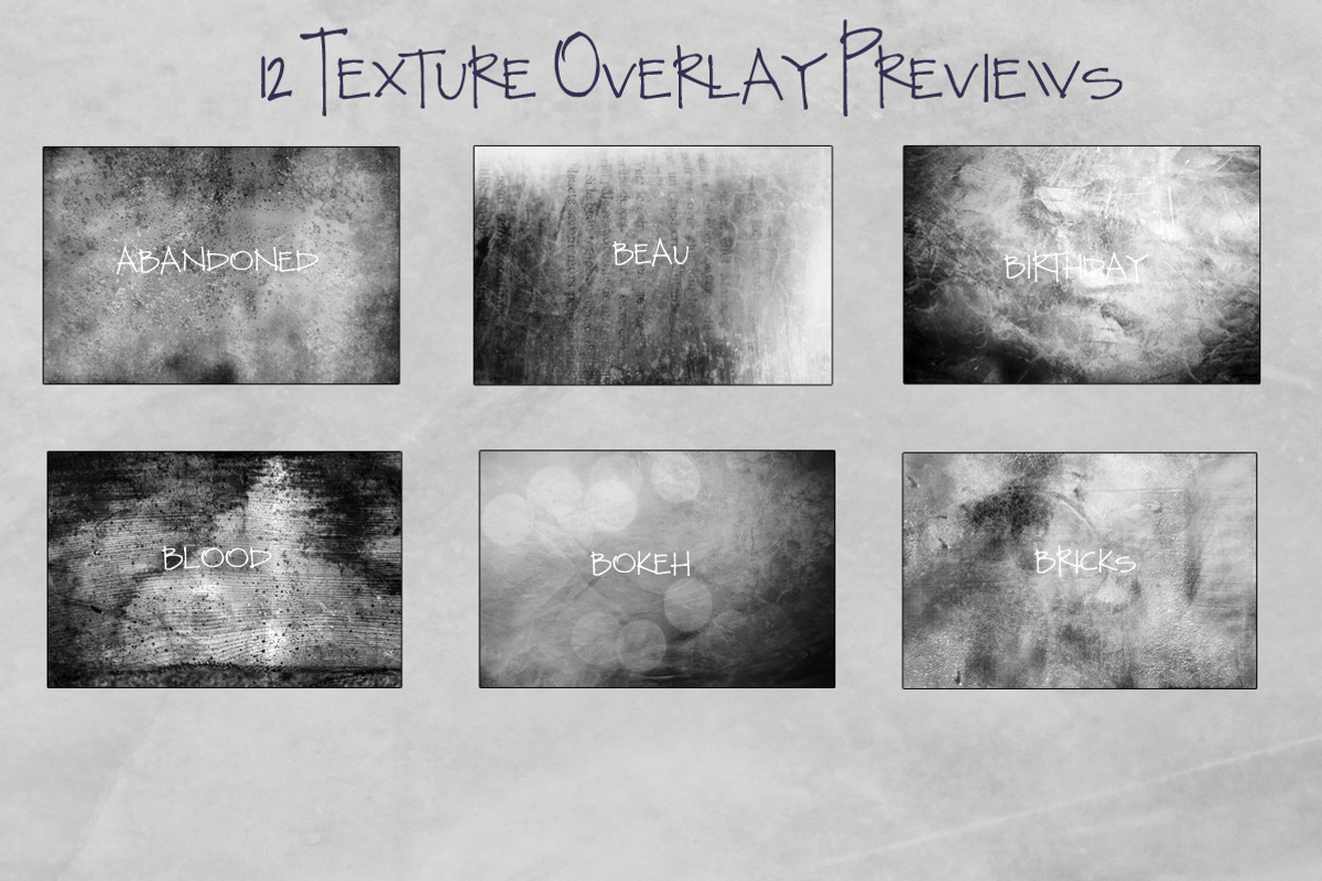 Black & White Texture Overlays, a Texture Graphic by CarlyArtDaily (Photo 2 of 3)