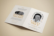 Funeral Program Bifold Layout, a Brochure Template by Guuver (Thumbnail 1 of 2)