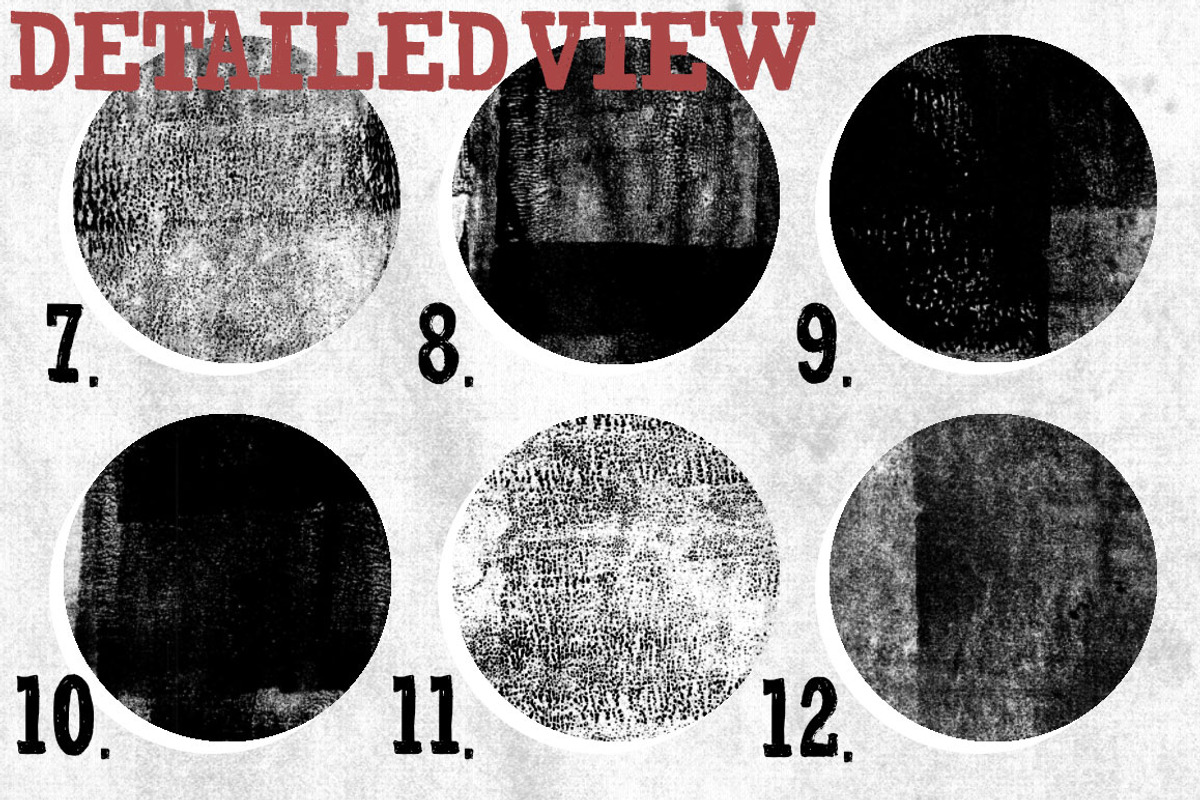 Vintage Handmade Monoprint Textures preview 3