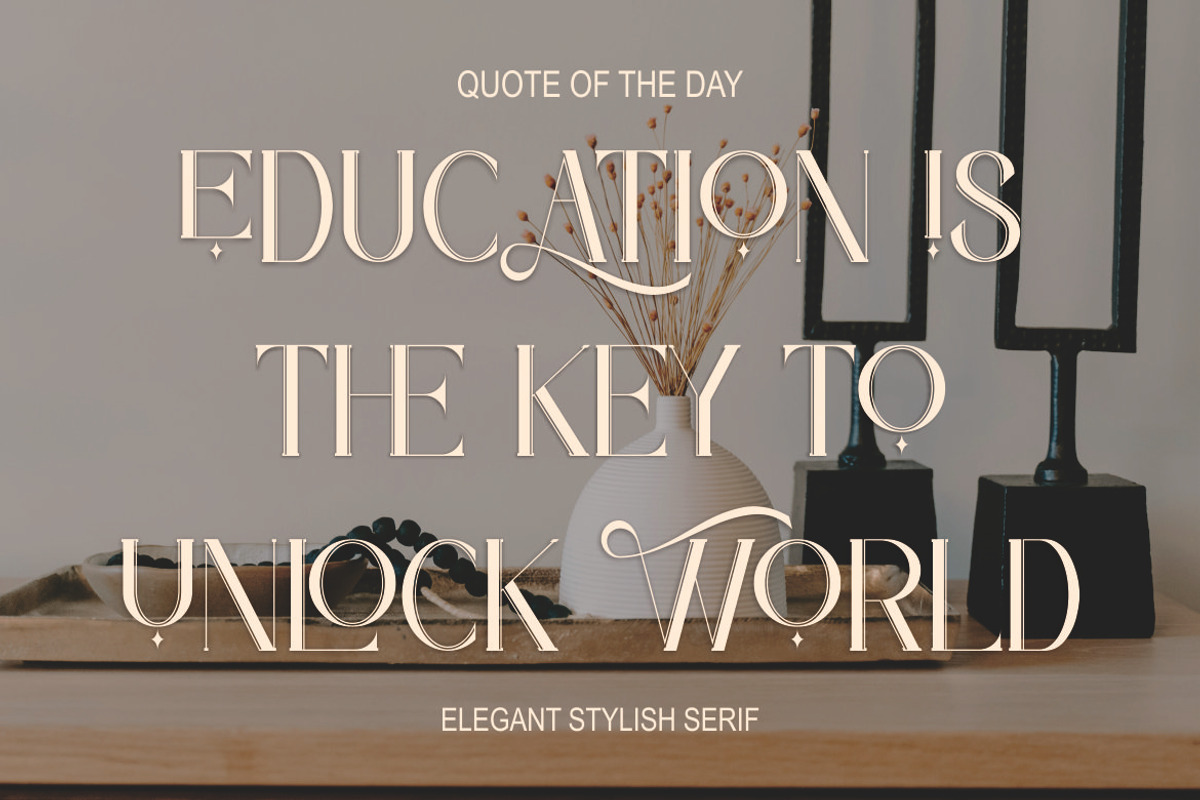 Madelin, a Serif Font by Kenrichi (Photo 7 of 14)
