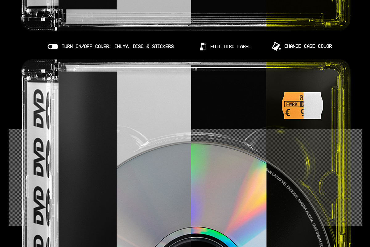 DVD Jewel Case Mockup, a Packaging Mockup by FLYERWRK (Photo 4 of 11)