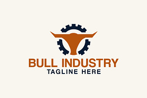 Bull Industry, a Branding & Logo Template by wakgraphic