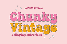 Chunky Vintage - Retro Font