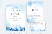 Wedding Winter Watercolor Suite, an Invitation Template by Kolorata Art (Thumbnail 2 of 5)
