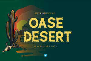 Oase Desert - Slab Serif Western