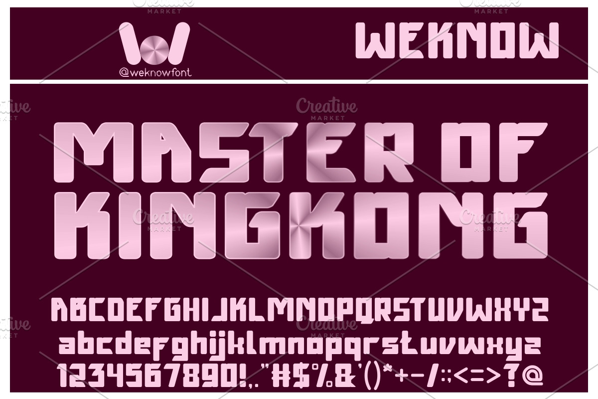Metal Kingdom font, a Font by weknow (Photo 2 of 5)