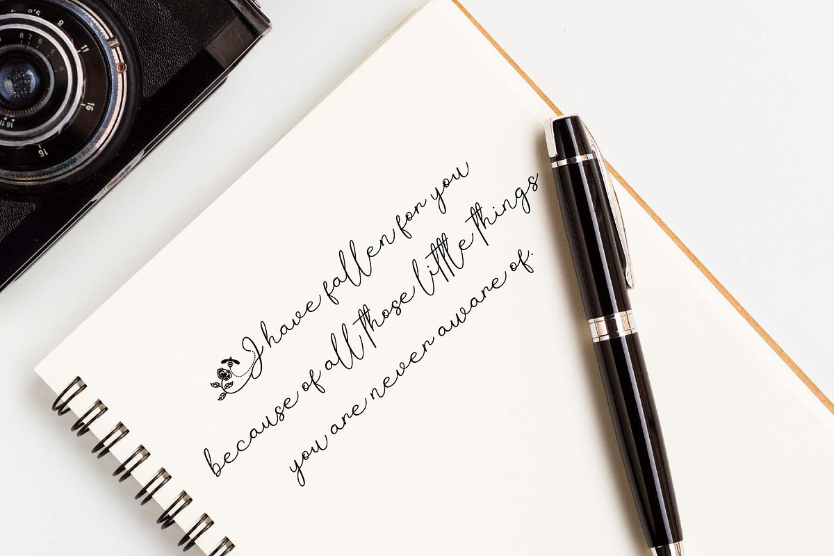Sweet Script Font, a Script Font by Densu Creative (Photo 2 of 7)