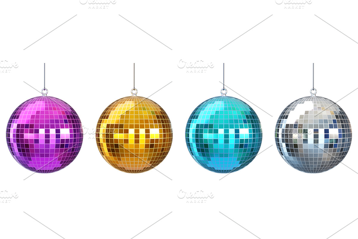 Glossy 3d Disco Ball, an Object 3D Model by Hannet (Photo 1 of 5)