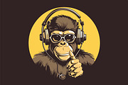 62 t-shirt designs. Big musical bund, an Animal Illustration by Fractal fonts & graphics (Thumbnail 63 of 63)