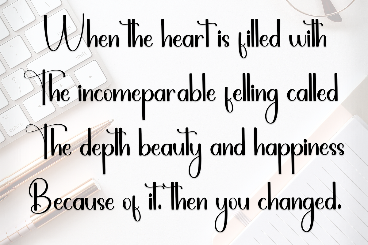 Homestay, a Handwritten Font by FreshTypeINK (Photo 6 of 7)