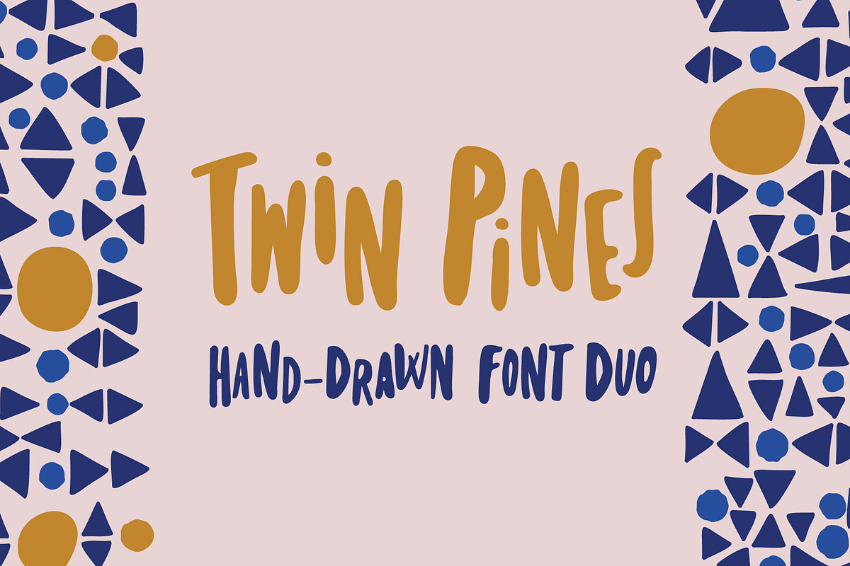 Twin Pines | Font Duo