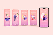 Phone Screen Mockup Set, an iPhone Mockup by ForgeDesign (Thumbnail 5 of 13)