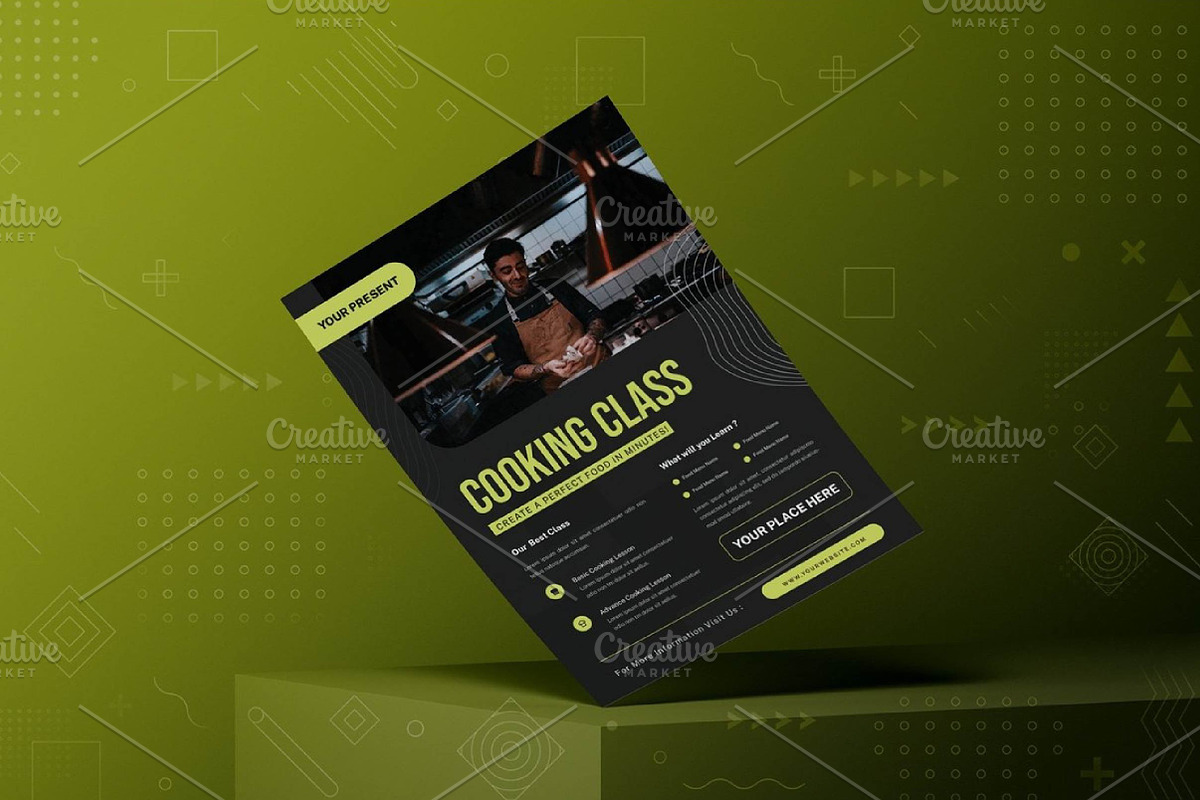 Cooking Class Flyer, a Social Media Template by fashionaddict (Photo 2 of 3)