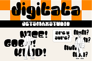 Digitata, a Handwritten Font by Jetsmax® Studio (Thumbnail 5 of 10)