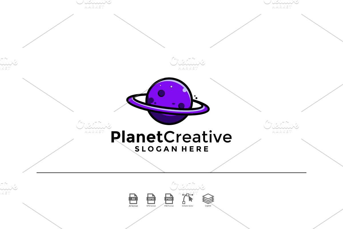 planet abstract logo, a Branding & Logo Template by Balakosa.std