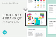Bold Logo & Branding Kit, a Branding & Logo Template by Jessica Rea (Thumbnail 1 of 4)