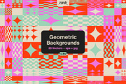 Geometric Vector Backgrounds V04, a Background Graphic by dvtchk (Thumbnail 1 of 6)