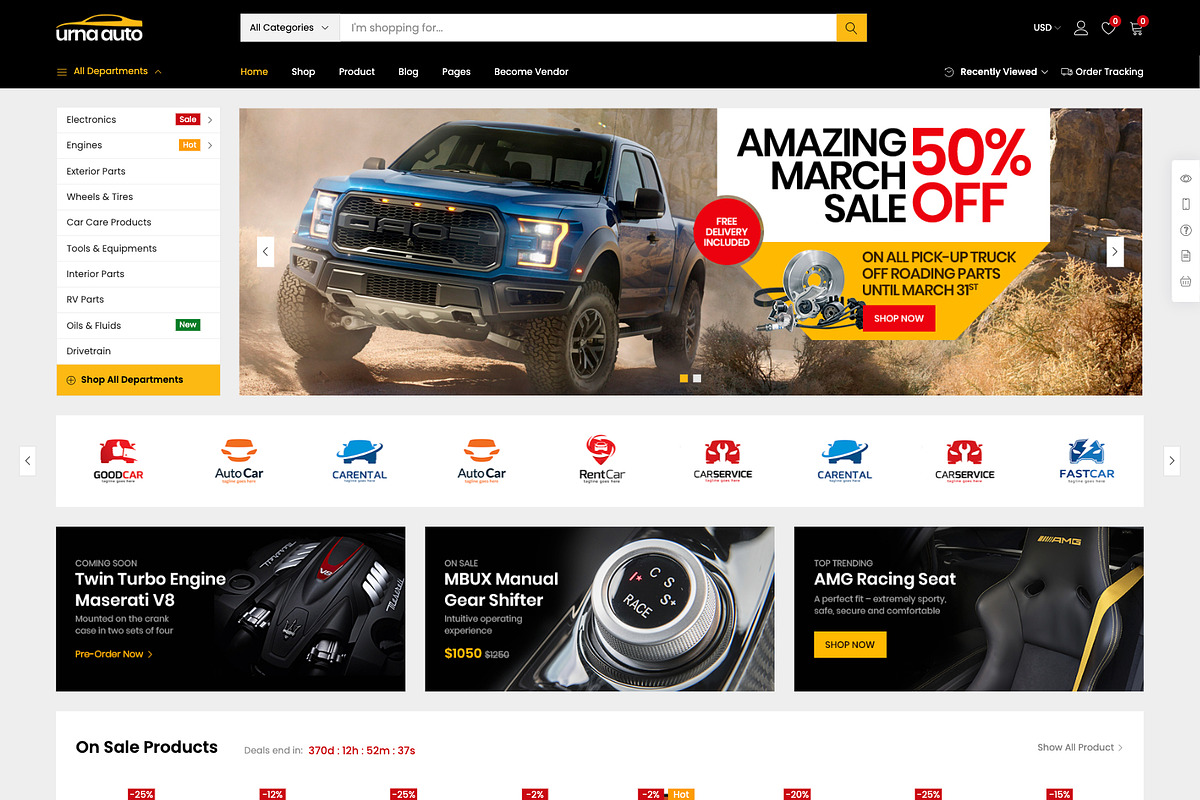 All-in-one WooCommerce WP Theme, a WordPress Template by UInstrument (Photo 8 of 8)