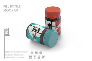 Pills Bottle Mockup