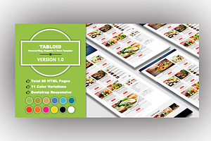 TABLOID - Magazine & News Template