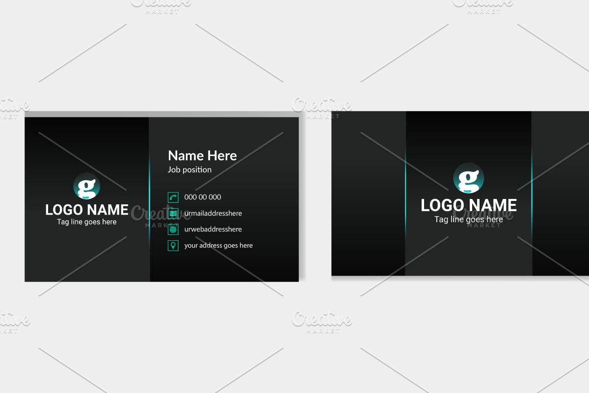 Corporate Business Card, a Business Card Template by SouravDesign (Photo 1 of 2)