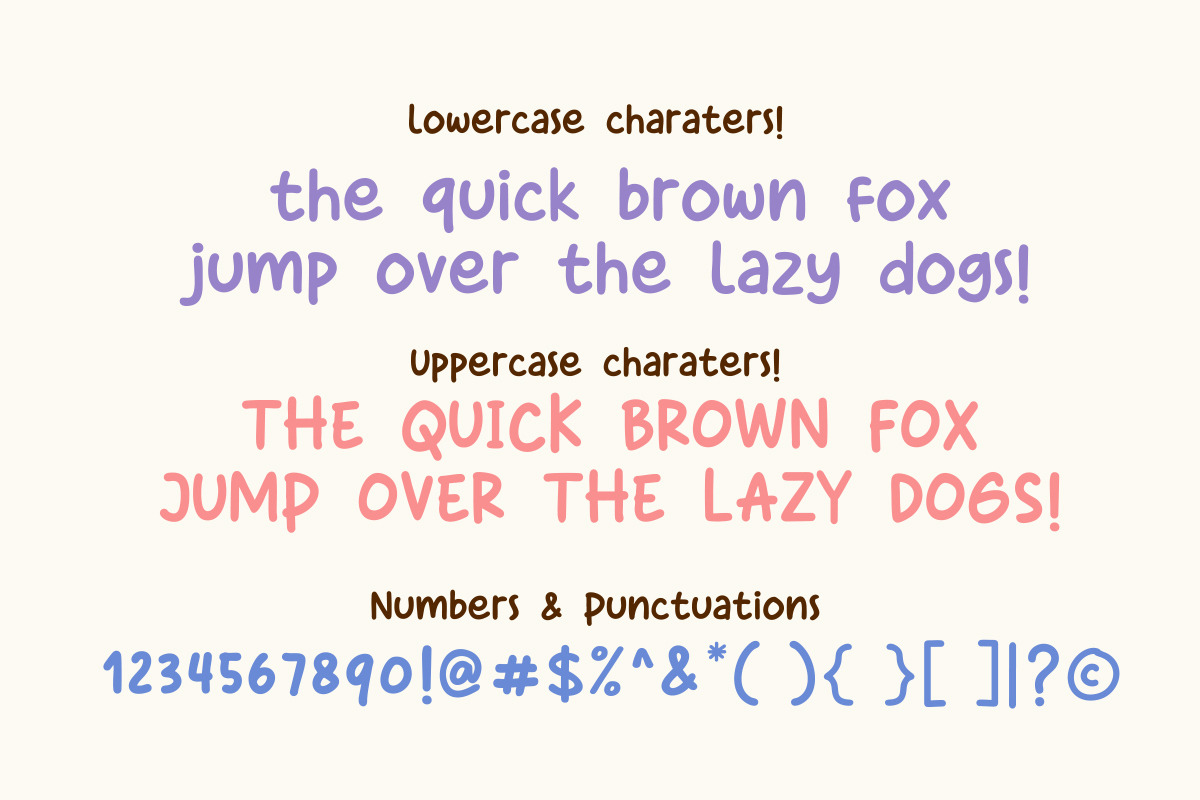 Super Kiddy Sans | Cute-Font, a Sans Serif Font by Scratch Design (Photo 8 of 13)