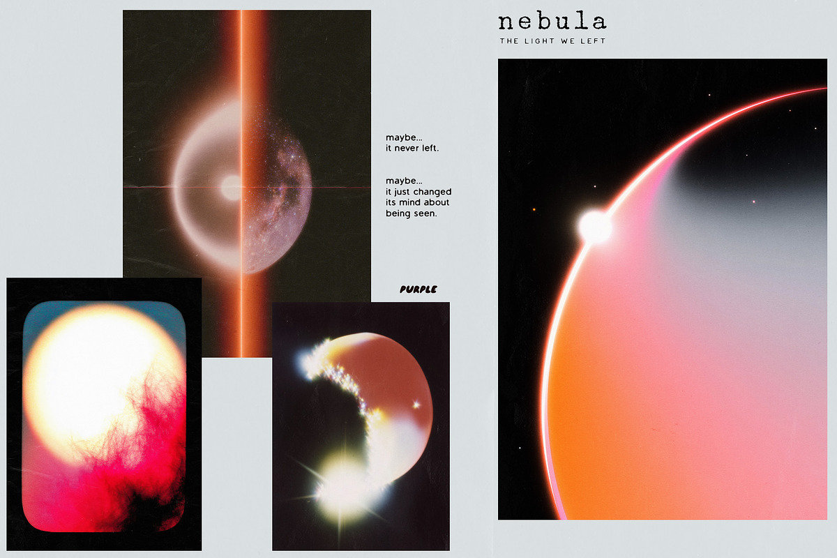 Nebula: 100 Light Experiments, a Background Graphic by Purple (Photo 5 of 12)