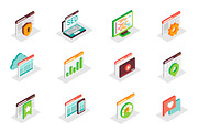 Isometric Icons Pack, a Duotone Icon by alexdndz (Thumbnail 8 of 15)