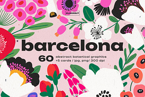 Abstract Modern Floral Graphics, a Decorative Illustration by likorbut