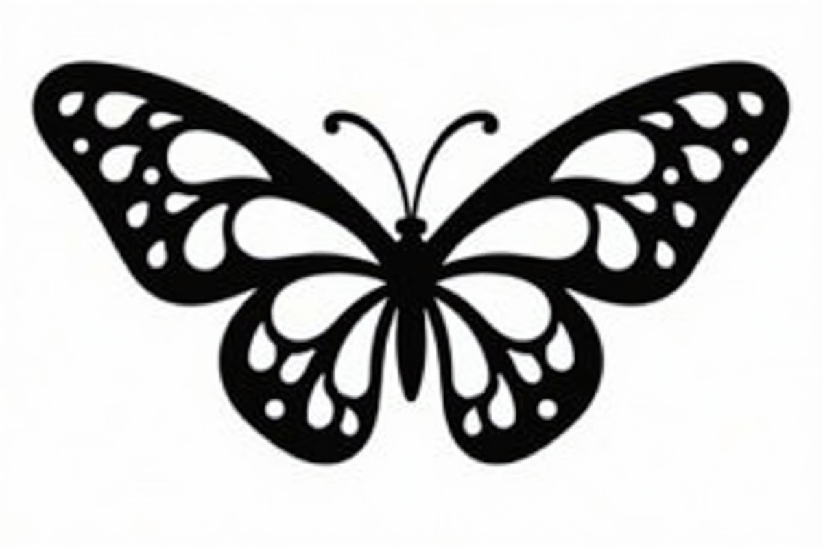 butterfly laser cut design, an Illustration by Designer_Momina (Photo 5 of 13)