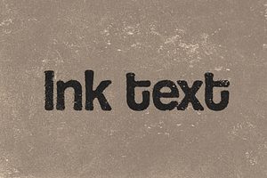 Ink Text Effect