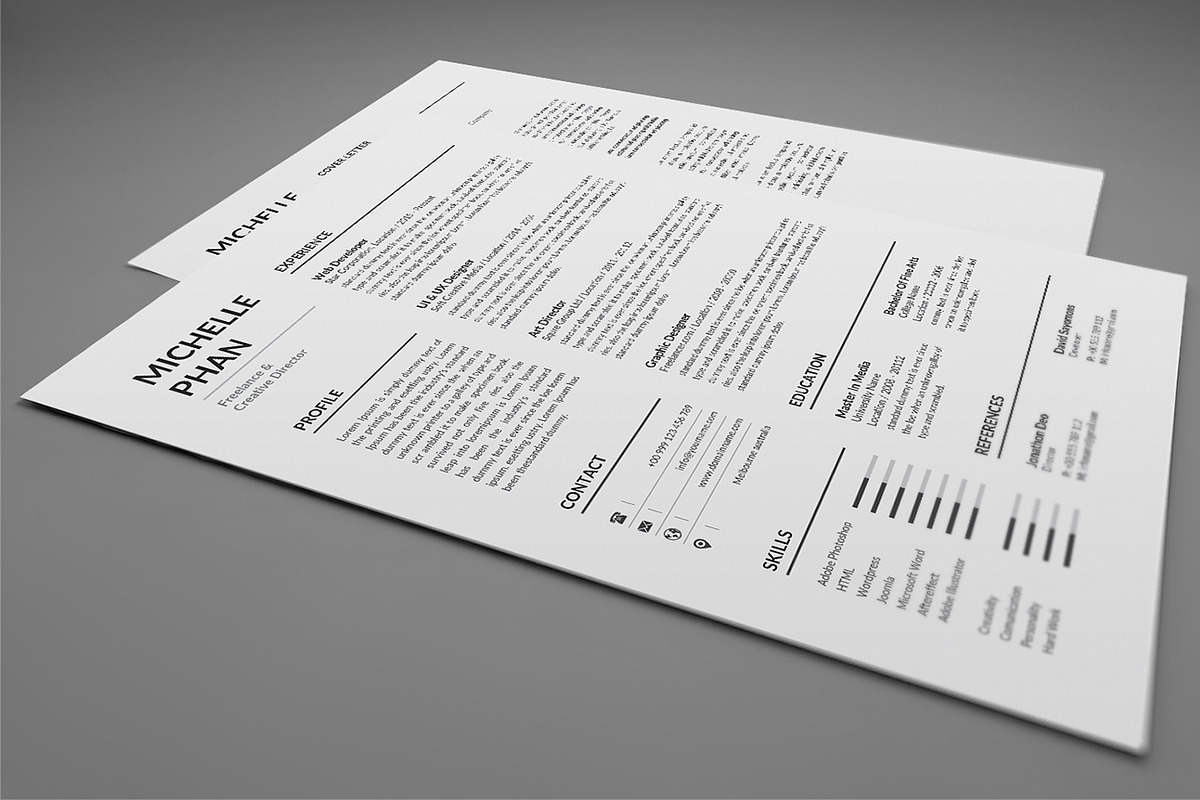 Resume/CV, a Resume Template by Creatune (Photo 3 of 4)