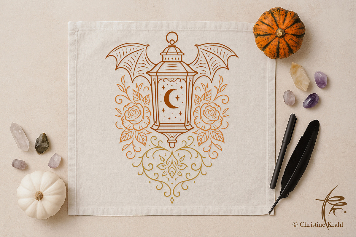 Mystic Autumn Halloween Ornaments, an Object Graphic by Christine Krahl (Photo 2 of 8)