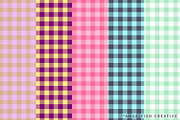 Gingham Pattern Procreate Brushes, a Brush Add-On by AngelfishCreative (Thumbnail 7 of 9)