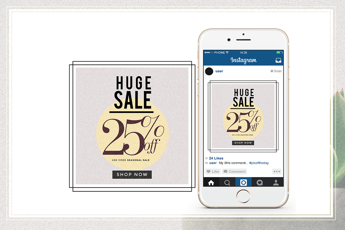GRUNGE Social Media sale banner pack, a Social Media Template by Vova (Photo 10 of 10)