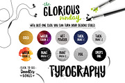 Glorious Sunday + Extras, a Script Font by Heybing Supply Co. (Thumbnail 4 of 9)