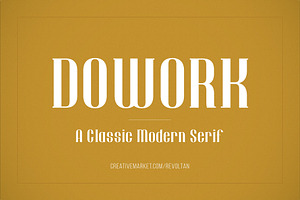 Dowork Decorative Serif