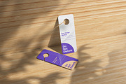 Door Hanger Mockup, a Product Mockup by Indah (Thumbnail 2 of 6)