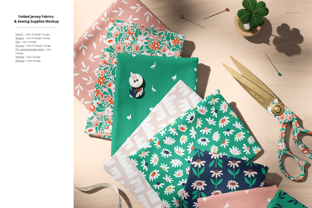 Fabric Factory v.8 Mockup Bundle, a Merchandise Mockup by creatsy5 (Photo 13 of 53)