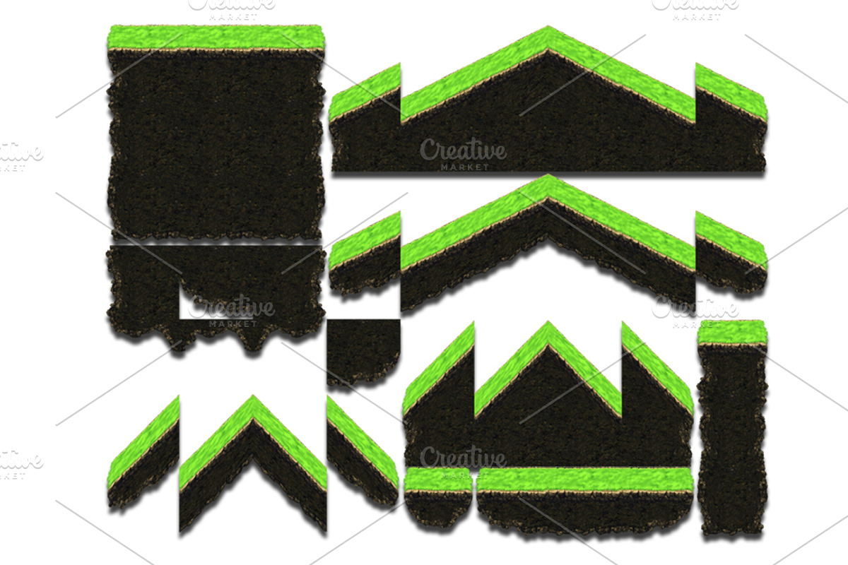 Magic Forest - Platform Tileset, a Graphic by LudicArts (Photo 3 of 5)