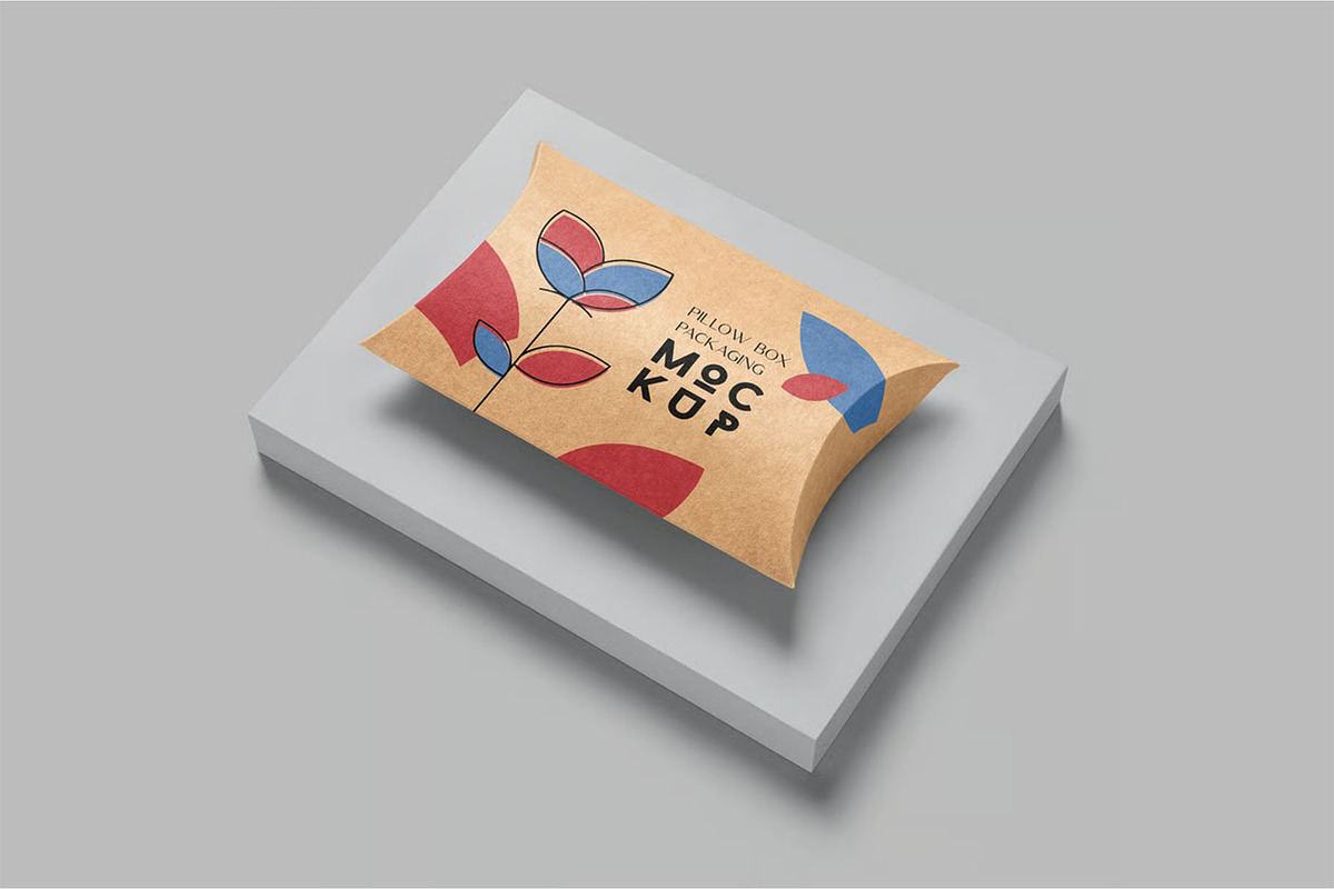 Pillow Box Mockups, a Packaging Mockup by megostudi0 (Photo 3 of 7)