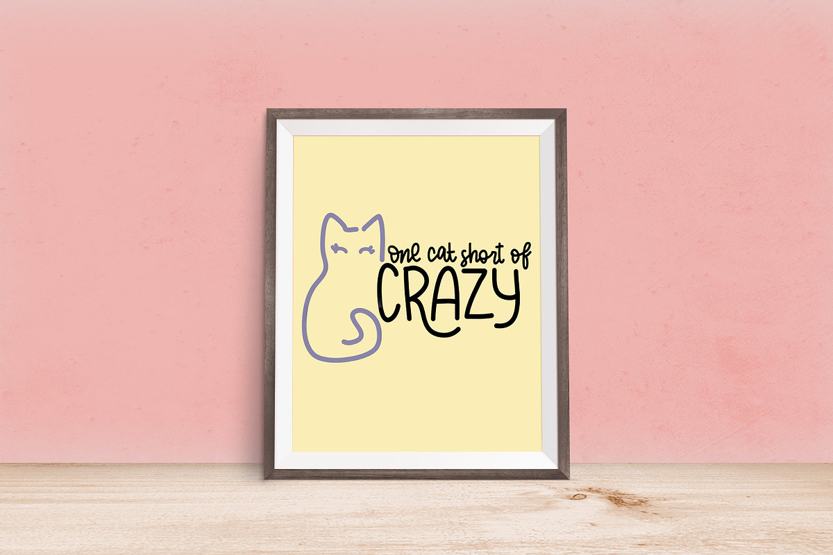 Cat Life Design Bundle, an Illustration by Phat Happy Life (Photo 3 of 12)