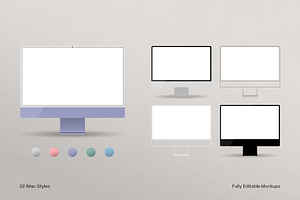 Minimal Website Mockup Scene Creator