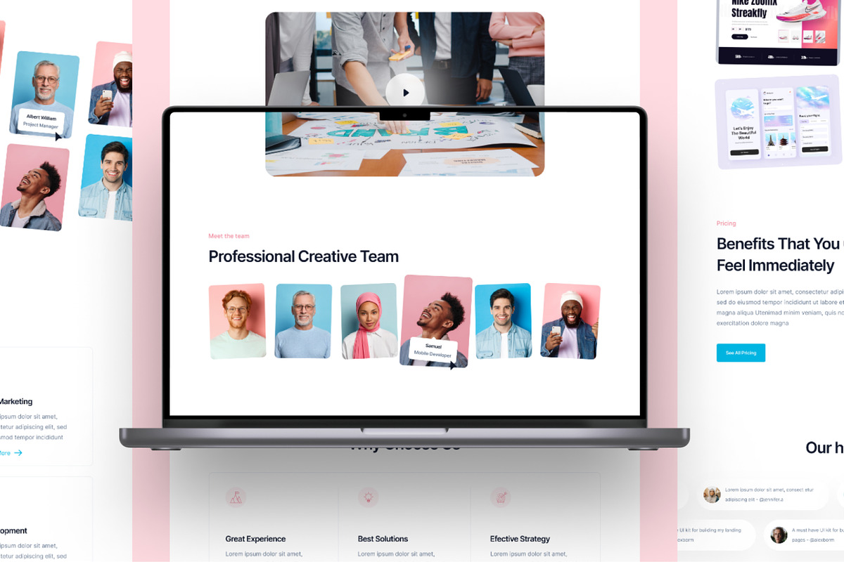 Digital Agency Web Templates, a Bootstrap Template by CreativeUI (Photo 5 of 7)