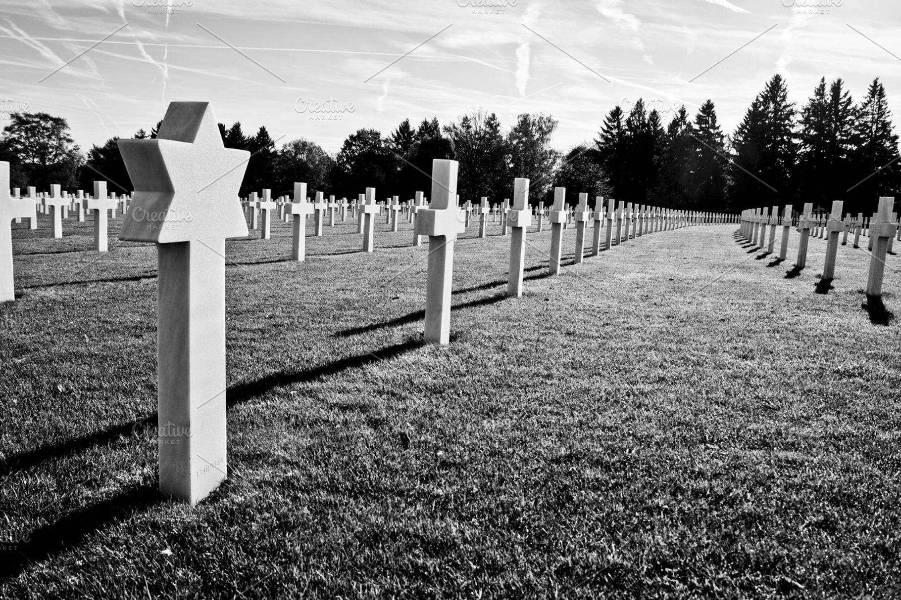 Cemetery Stock Photograph